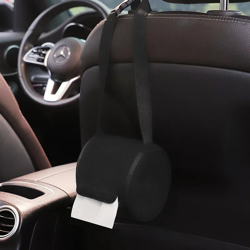 Car tissue box Car seat hanging tissue pumping Car jewelry Premium tissue hanging bag Car pumping box, Home Decor