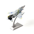 NUOTIE F-4C Phantom 1:100 Scale Model Aircraft Kit Metal Diecast Airplane Model Kit Military Decorations&Gifts (Navy Livery)