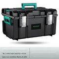Toolbox hardware storage box, large capacity combination stacking box, pull rod industrial grade new set, hand-held toolbox