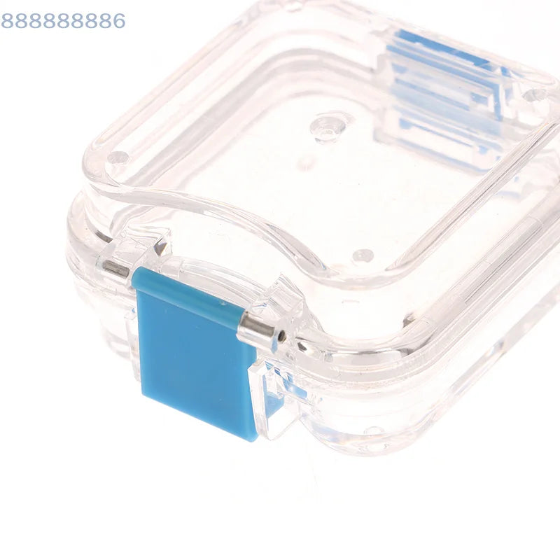 No Slots Available Tooth Box Plastic Transparent Dentistry Membrane Box Denture Storage Box With Film Dental Crown And Bridges