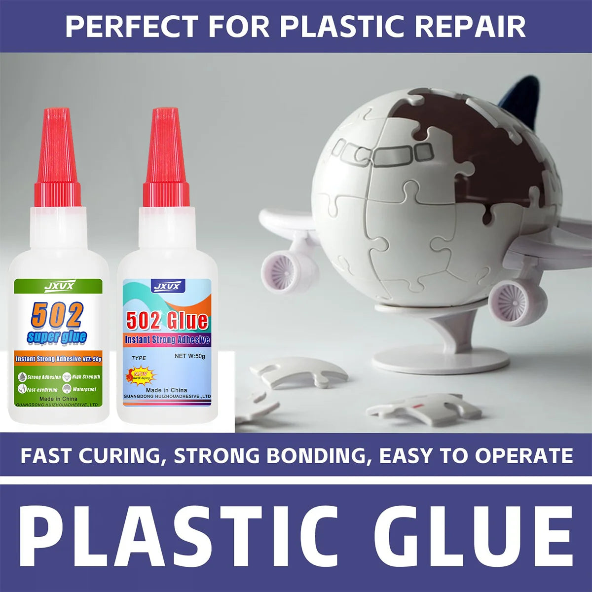 20g–50g Industrial-Grade High-Capacity Adhesive – 5S Quick-Drying, High-Strength Cyanoacrylate Adhesive – High-Strength Super Glue