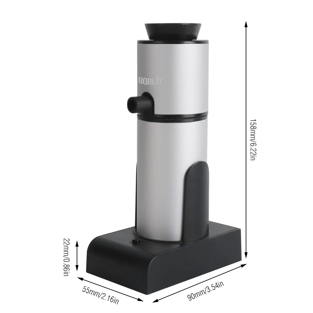 BORUiT Portable Molecular Cuisine Smoking Gun Smoke Infuser Food Cold Smoke Generator Meat Burn Smokehouse Cooking for BBQ Grill