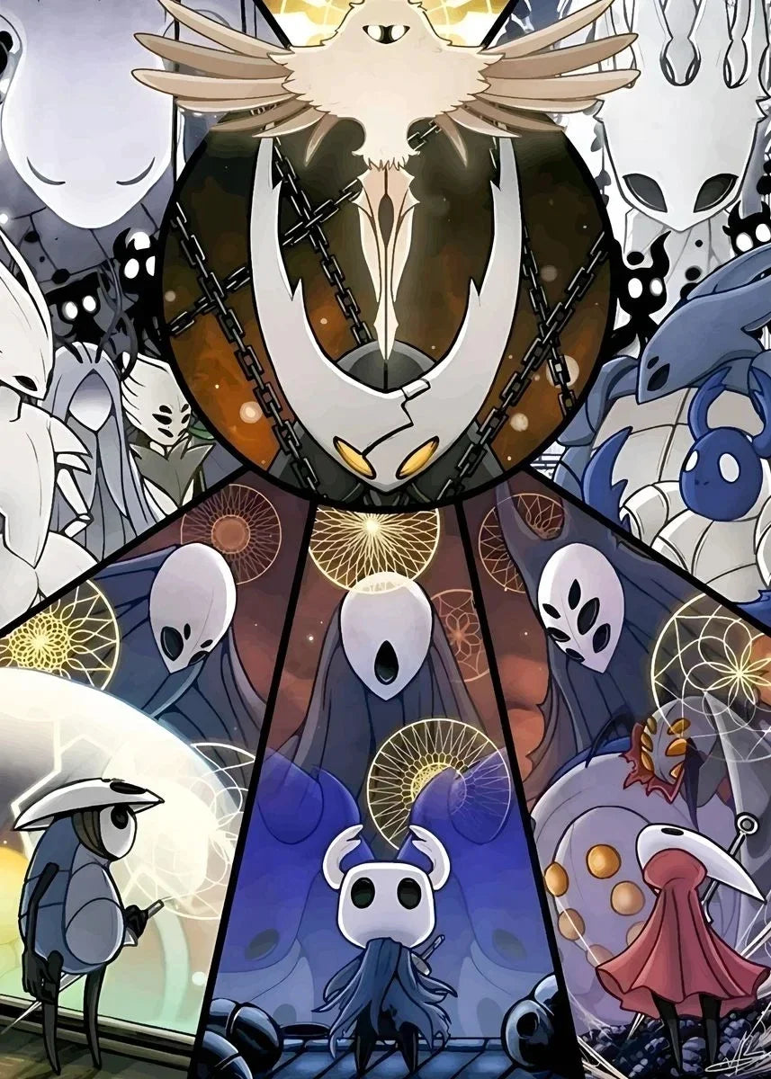 Hot Popular Video Game Hollow Knight Posters and Prints Canvas Printing Modern Wall Art Picture for Living Room Home Decoration