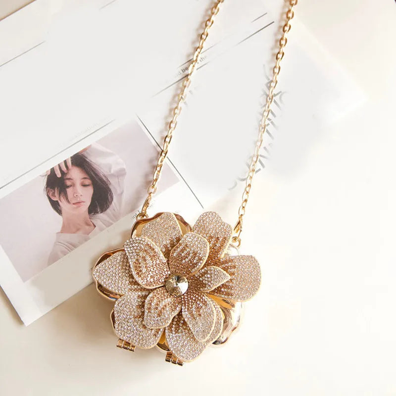 2026 High Sense Luxury 3D Diamond Flowers Women's Acrylic Evening Bag Fashion Shiny Rhinestone Handbag Dress Crossbody Bag