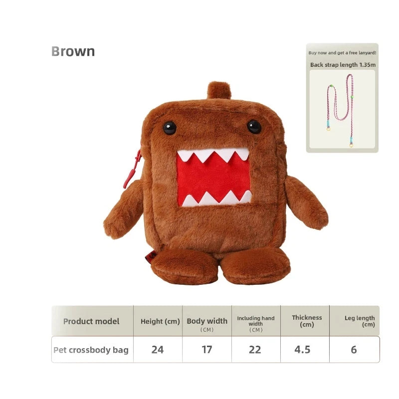 Cute Cartoon Shoulder Bag Portable Crossbody Zipper Coin Purse Multifunctional Magnetic Pendant Bag New Small Fun Children's Bag