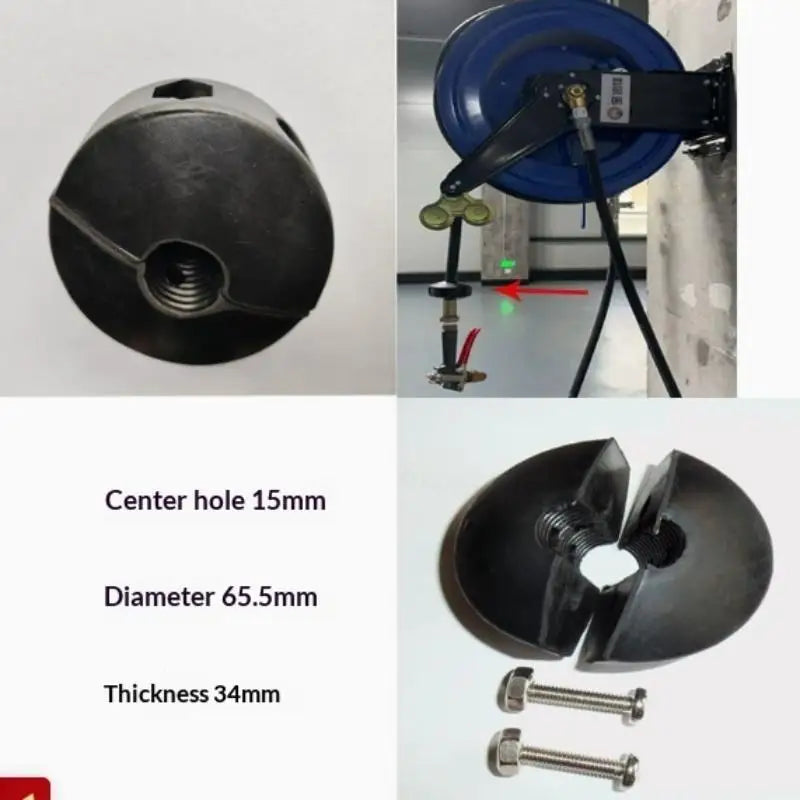 Rubber Hose Stopper Adjustable Hose Bumper Ball Stop Cord Reel Stopper Hose Reel Replacement Parts For Spring Driven Reel