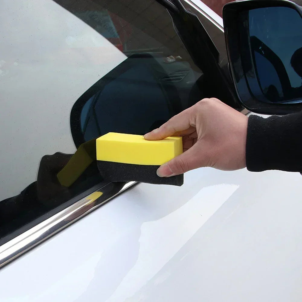 5-10Pc Car Tire Wax Polishing Sponge Brush Paint Surface and Interior Corner Cleaning Sponge Waxing and Polishing Care Sponge
