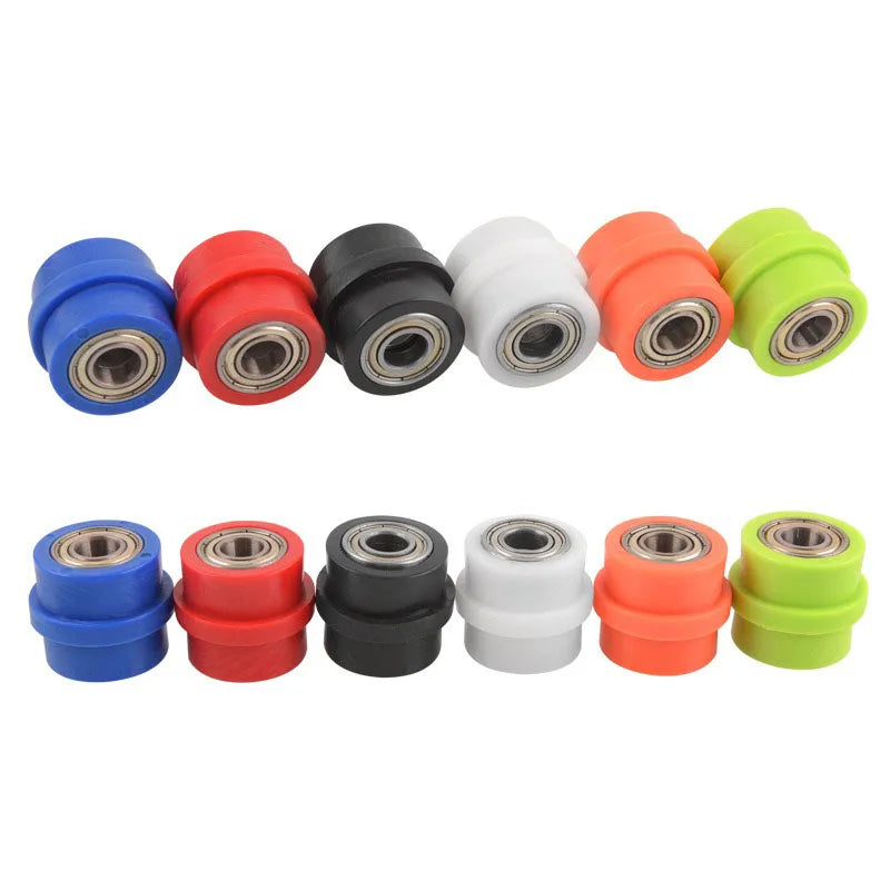 8/10mm Drive Chain Roller Pulley Wheel Slider Tensioner Wheel Guide For Enduro Motorcycle Motocross PIT Dirt Bike ATV CRF CR XR