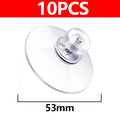 5/10pcs 25/32/53mm Round Strong Transparent Suction Cups with Screw Plastic Suction Pads Adhesive Suction Holder with Screw Nut