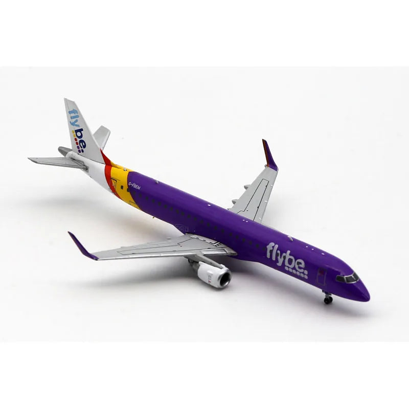 LH4233 Alloy Collectible Plane Gift JC Wings 1:400 Flybe Airlines Embraer ERJ 195 Diecast Aircraft Jet Model G-FBEM With Stand