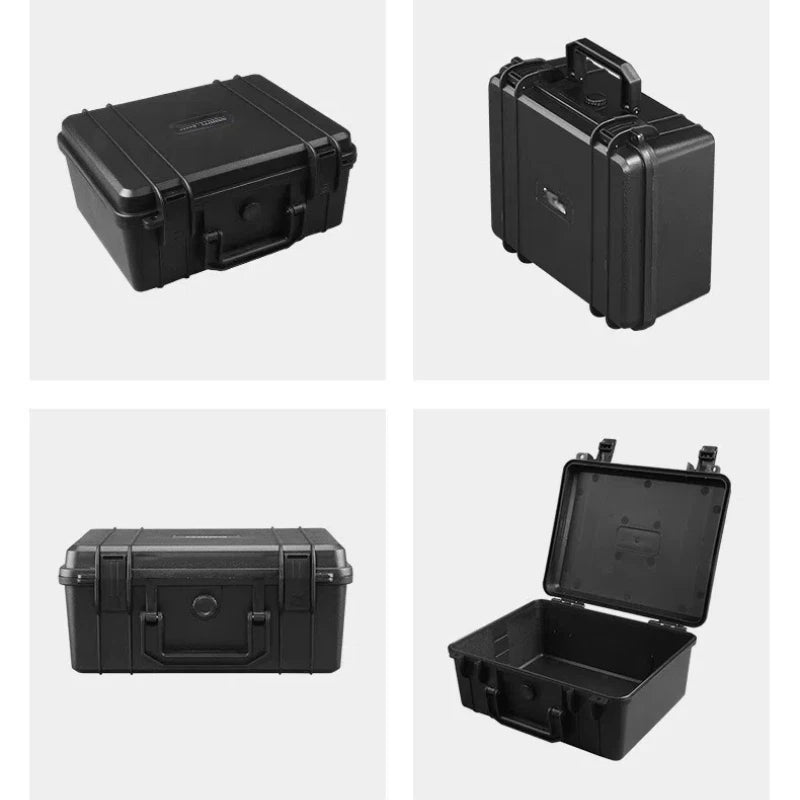 Thickened Plastic Hard Case Portable Equipment Hardware Toolbox Large-Capacity Instrument Storage Box With Sponge PP Suitcase