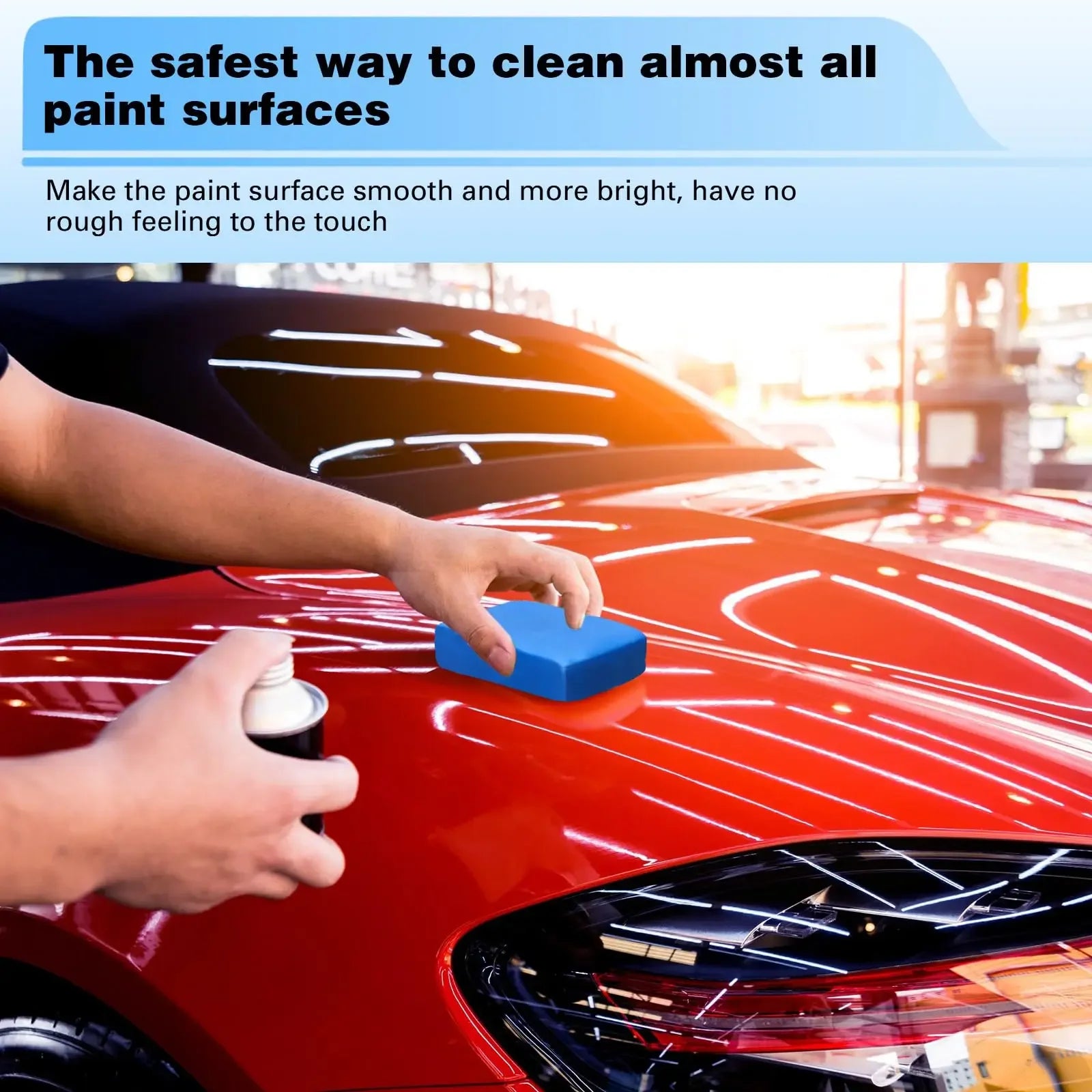 1-10Pcs Car Cleaning Clay Bar Washing Mud Car Detailing Waxing Polish Treatment Fine Grade Auto Detailing Cleaner Tool