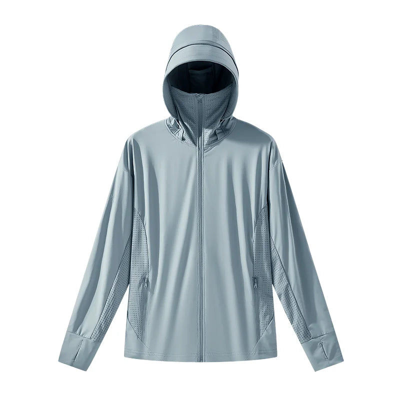 JNLN Unisex Summer Anti-UV Jacket Outdoor Quick Dry Sun Protection Windbreaker Men Women Hiking Camping Climbing Elasticity Coat
