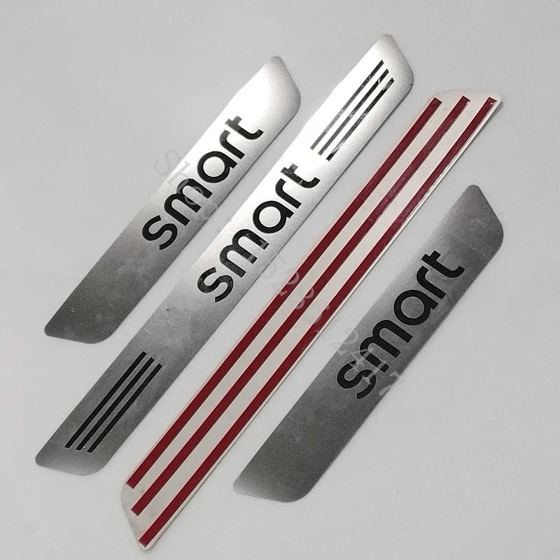 For Smart Fortwo Forfour 453 451 450 car Accessories Styling Door Sill Scuff Plate/Door Sill Door Sill Scuff Plate