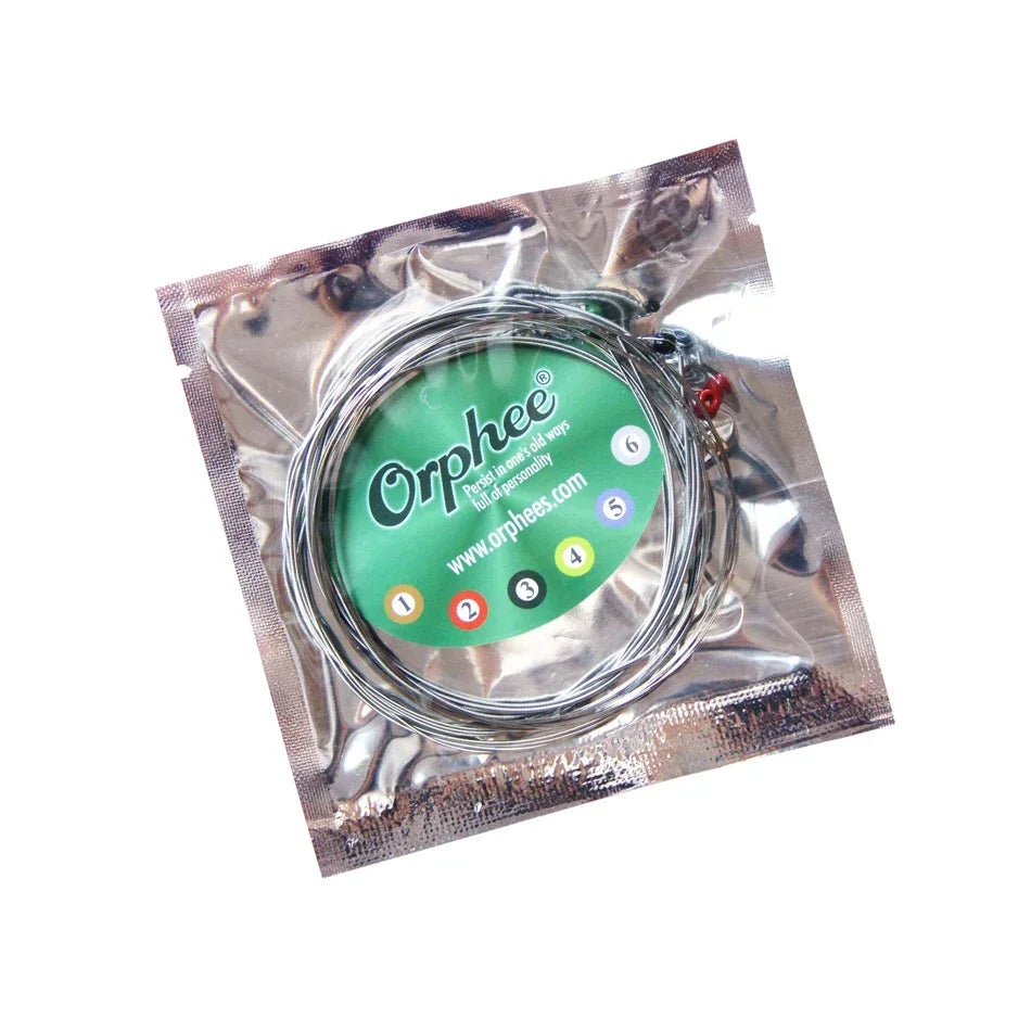 Orphee Nickel Plated Alloy Steel Electric Guitar Strings Set Hexagonal Core 09-42/10-46/11-50