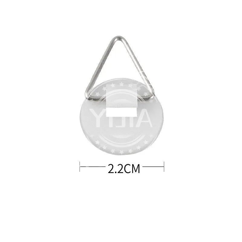 10PCS Invisible Adhesive Plate Hanger Self-Adhesive Wall Dish Hanging Hook Vertical Pictures Holders Home Art Decor Accessories