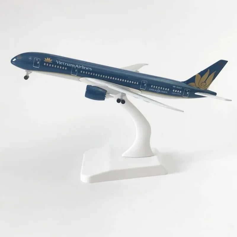 20cm 787 dreamliner Series Model Plane Aircraft Toy B787 Airlines Alloy Metal child toy plane Miniature airplane For Collection