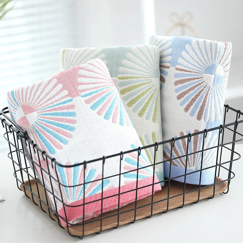 Gauze Bath Towel Household Pure Cotton Large Adult Quick Drying Cotton Soft and Absorbent Personalized and Cute Wrapped Towel