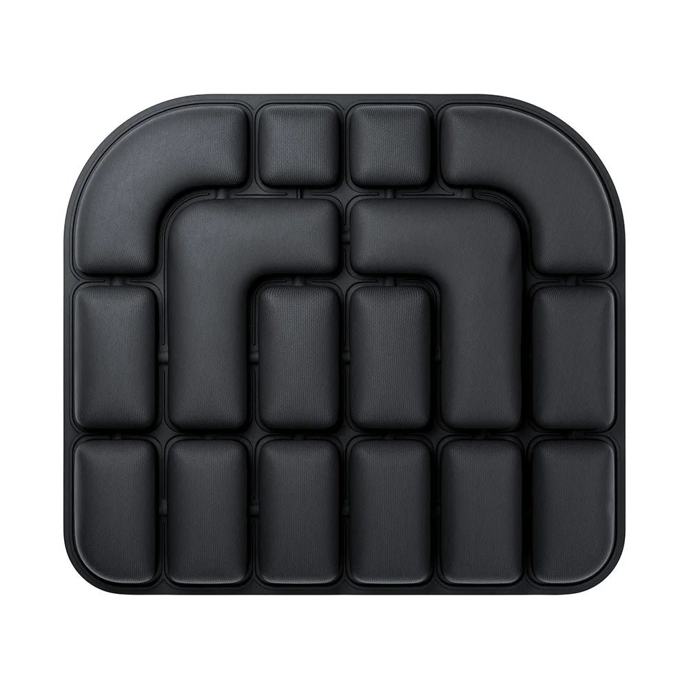 Adjustable Inflatable 3D Pressure Relief Air Cushion Ergonomic Seat Pad For Office Car Wheelchair Long Time Sitting Hip Support