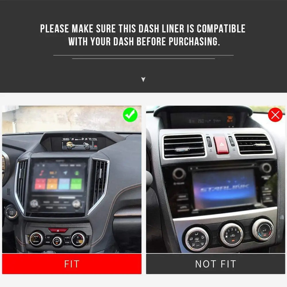 Suitable for Subaru Forester Crosstrek Wing Leopard 2018-2023 Minimalist Dashboard Silicone Anti Slip Pad Car Accessories