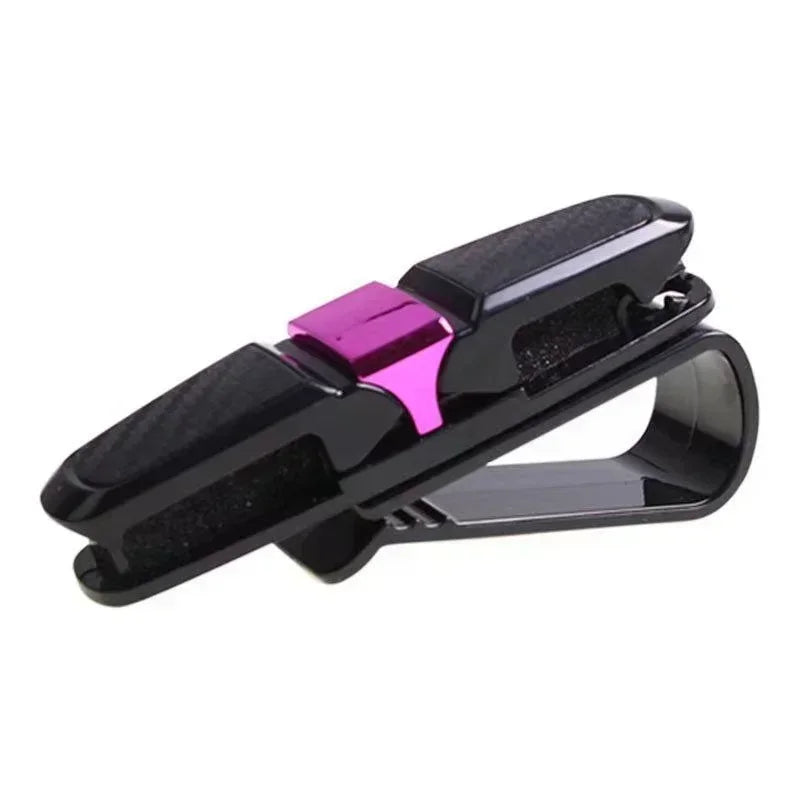 Car Glasses Case Auto Sun Visor Glasses Holder Sunglasses Clip Card Holder Eyeglasses Accessories Car Accessories Interior