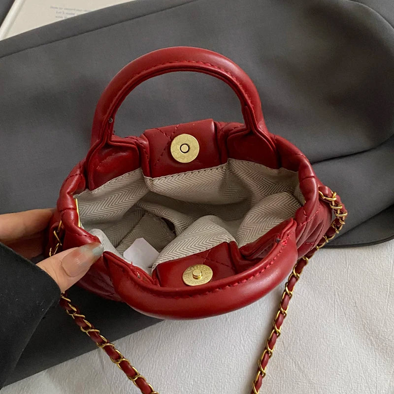 Super Mini Crossbody Bag With Short Handle Clutch Bag Fashion Handbag Silver Bag Lady Girls Trend Coin Purse Trend Lipstick Bag