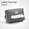 1PC Car Seat Backrest Leather Hanging Tissue Box For Hyundai Tucson IX35 I30 I20 Kona Coupe Veloster I40 Getz Auto Accessories