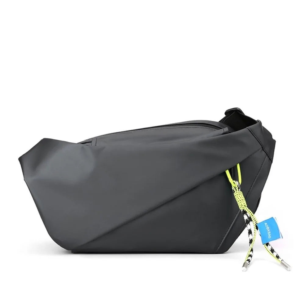 Fashion Nylon Shoulder Chest Bag Waterproof Large Capacity Messenger Bag Travel Bag Running