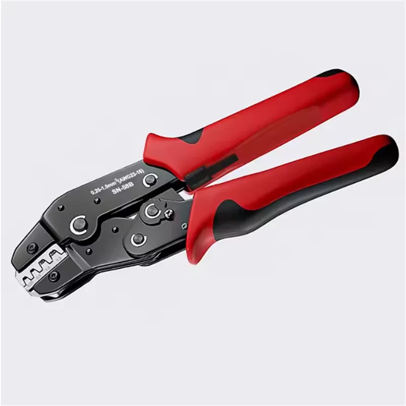 Ratchet Crimping Tool SN-58B Crimp Pliers XH2.54/DuPont2.54/2.8/4.8/6.3/uninsulated/ferrule JST terminals 0.5-1.5mm ²/ AWG23-16