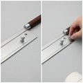Guitar Fret Saw with Adjustable Guide Fine-Tooth Fret Slotting Saw Handsaw Wooden-Handle Precision for Luthiers