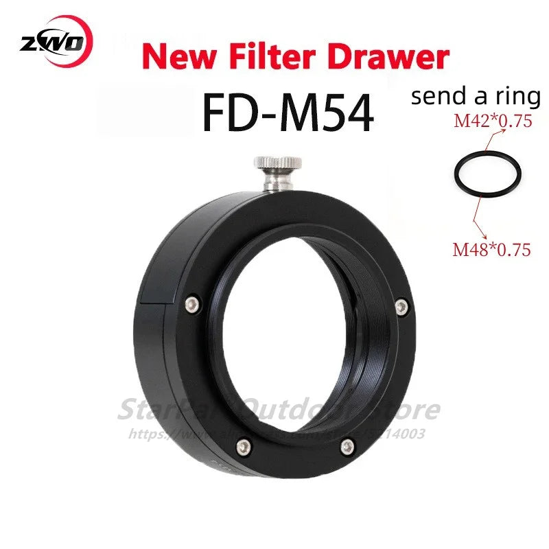 ZWO Filter Drawer M42 Or Filter Drawer M54 FD-M54/FD-M42