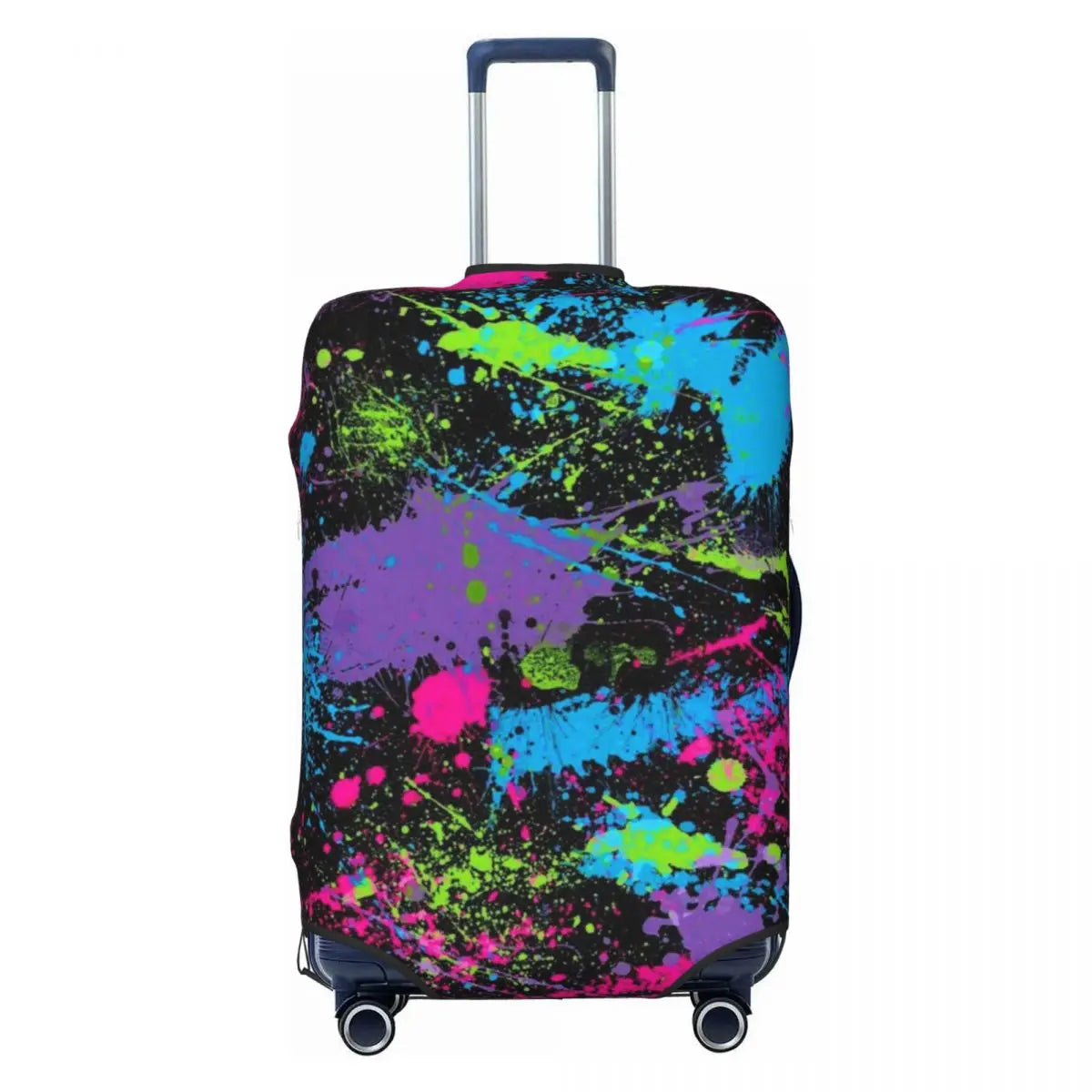 Custom Colorful Abstract Graffiti Camouflage Pop Art Suitcase Cover Dust Proof Travel Luggage Covers for 18-32 inch