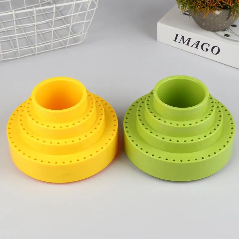 Rotary Round Shape Drill Bit Storage Case Tool Bit Holder 360°Rotating Box Grinding Tool Tip Stand Screwdriver Bit Holder▪