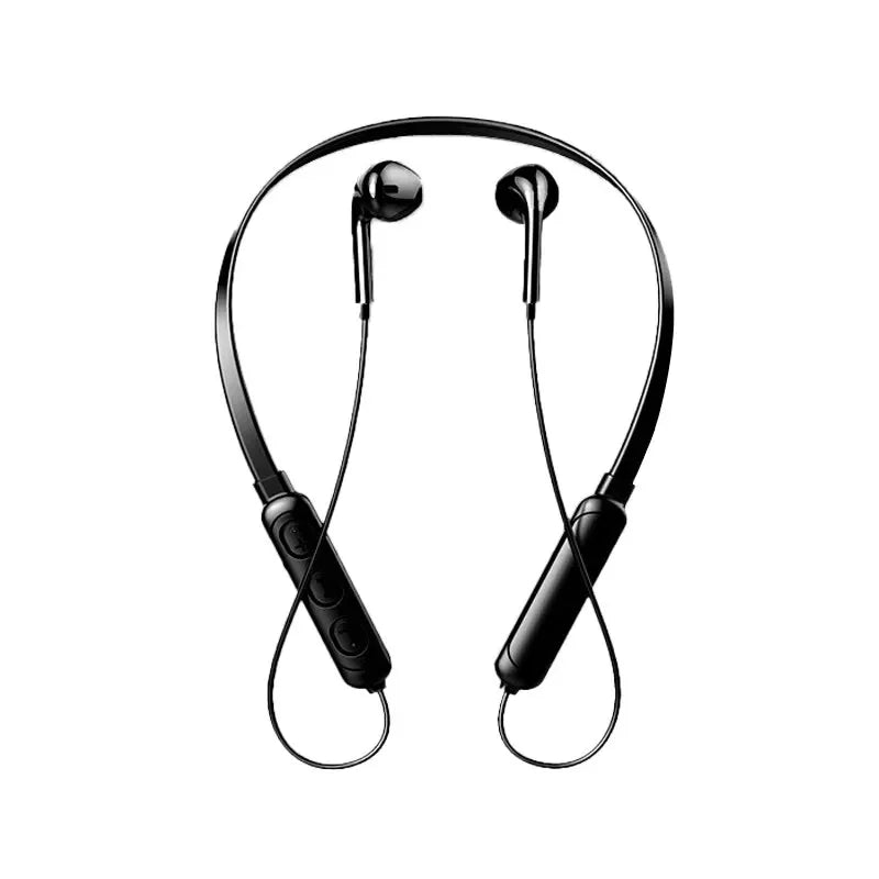 Wireless Bluetooth 5.3 Neck-Hanging Type Stereo Bluetooth Earphones With Mic Bluetooth Headset NeckHanging Bluetooth Headphone