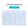 1PC Durable 6.2cm Technician Screwdriver Stainless Steel DIY Tool Kit Multiple Color Micro Screwdriver