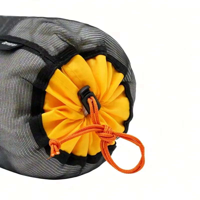 5Pcs Drawstring Storage Bags Ultralight Mesh Camping Sports Accessories Traveling Bags Drawstring Storage Bag Climbing Organizer