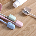 8Pcs Toothbrush Covers Caps Lightweight Sturdy Travel Toothbrush Protective Covers Easy Identification Clean Brush Head Storage