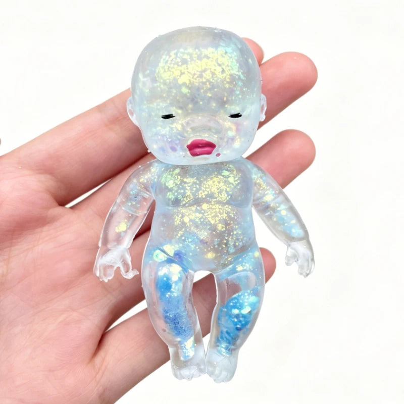 Stress Relief Toy Squishy Baby Shape Squeeze Toy Anti-stress Toy Fidget Desk Toy For Friend Christmas Gift