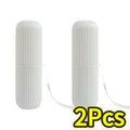Travel Toothbrush Box Vertical Stripe Portable Mouthwash Cup Brushing Cup Washing Cup Toothware Box Toothpaste Storage Boxes