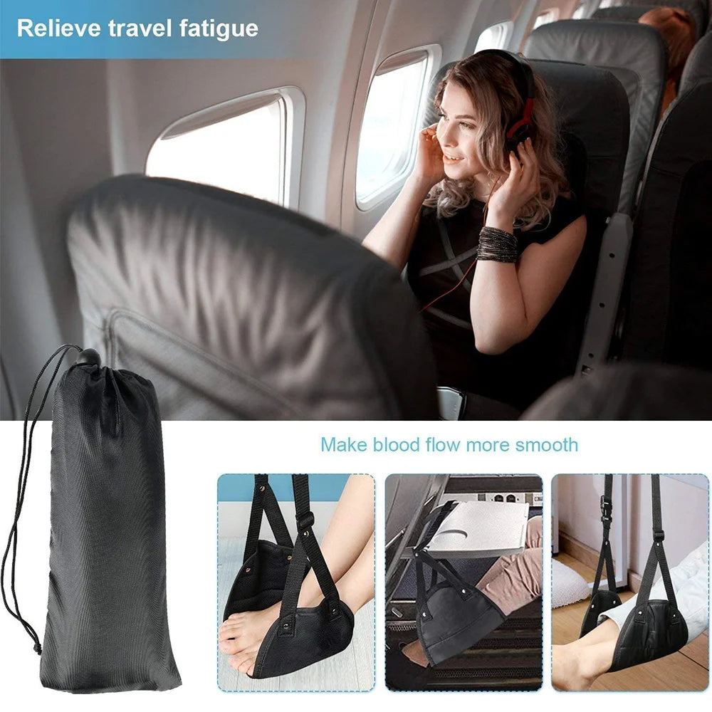 Airplane Foot Hammock Perfect Airplane Footrest Airplane Travel Accessories Desk Foot Hammock Travel Foot Rest Comfy Foot Hanger