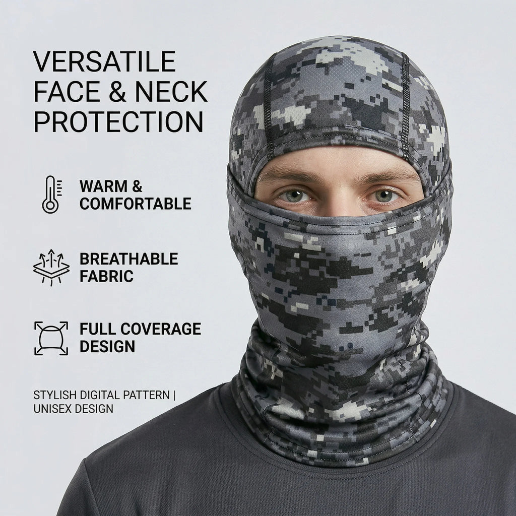 1pc/5pcs Stretchy Breathable Balaclava Cap Unisex Bicycle Motorcycle Helmet Inner Cap Outdoors Hiking Hunting Ski Mask Scarf