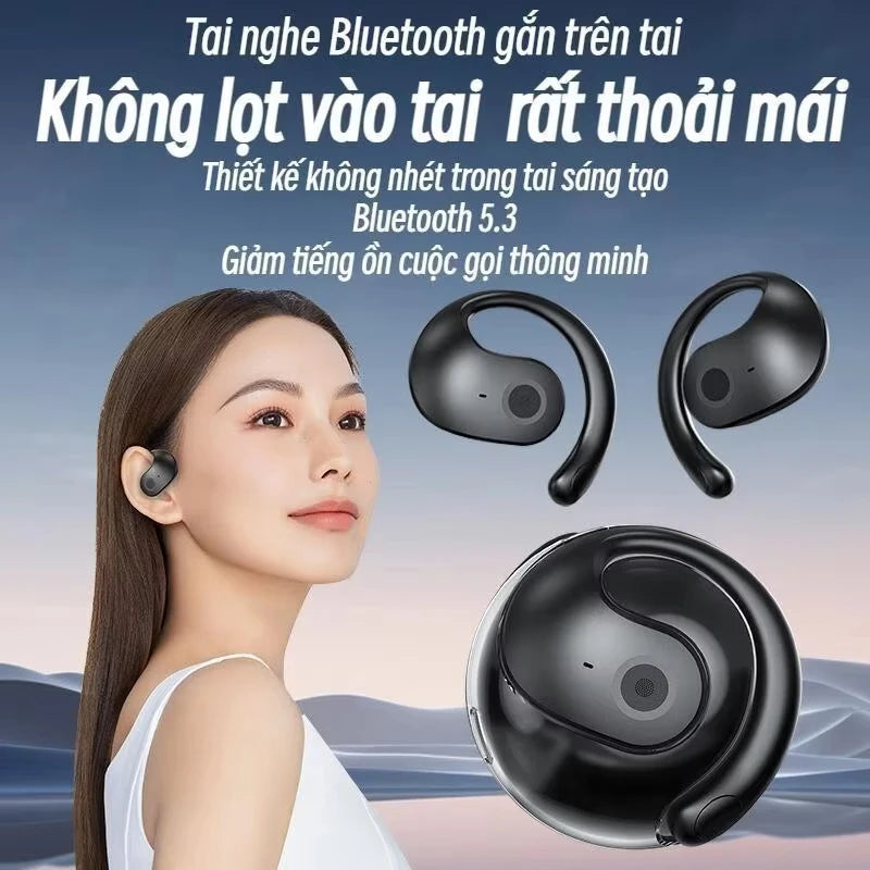 Lenovo AI Earphones Wireless Bluetooth Real-time Language Translation 144 Languages Ear Hanging Headphone Translator For Busine