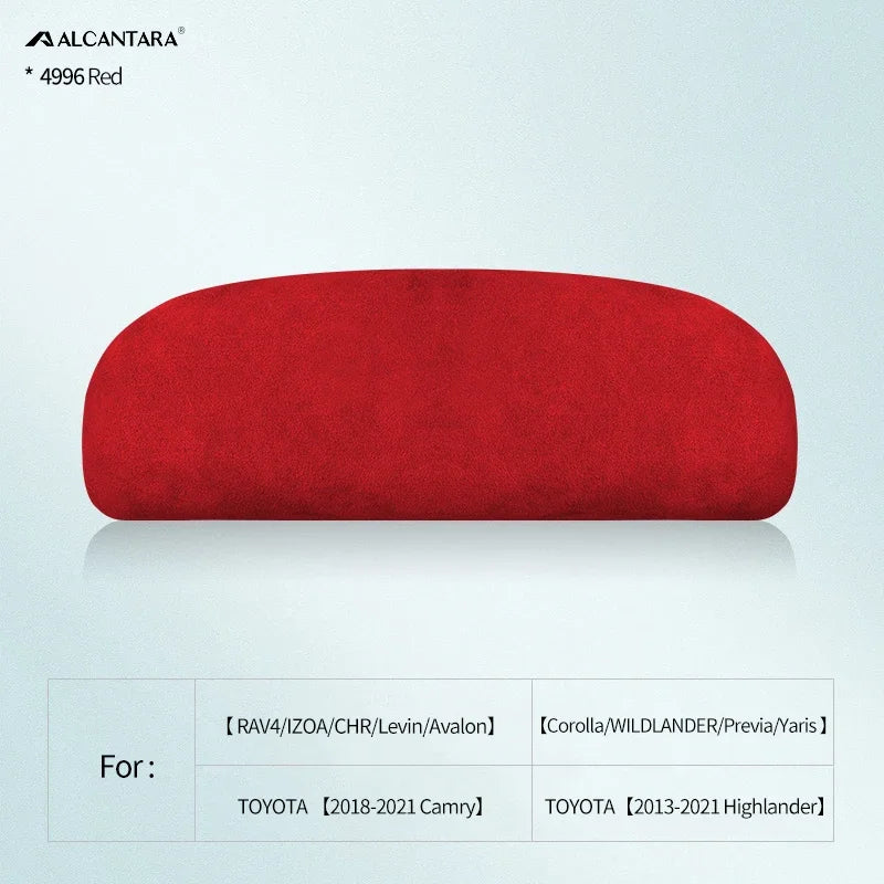 Alcantara Car Eyewear Case Box Sunglasses Holder For Toyota Corolla Camry Levin Avalon Crown RAV4 CHR IZOA Prado Accessories