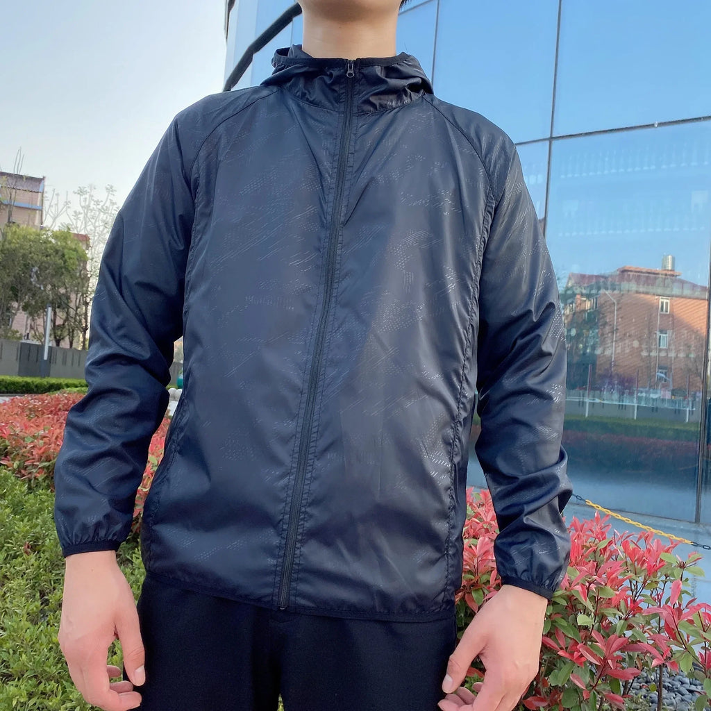 Casual Anti-scratch Windbreaker for Men Hiking Jacket Ultra Thin Sun Protective Coat Versatile Fishing Coats Fashion Clothes