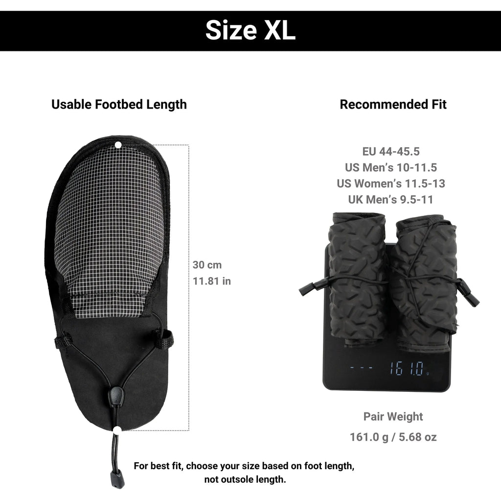 [HODR GEAR] Camp Shoes Ultralight Rollable Footwear Breathable Dyneema® Grid Upper Sole Packable Quick-Dry Short Camp Movement