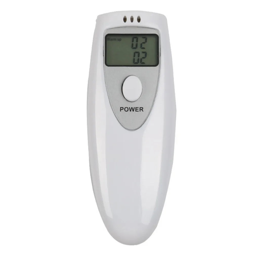 LED Digital Display Breathalyzer Analyzer Plastic Portable No Contacted Digital Breathalyzer Widely Used Durable