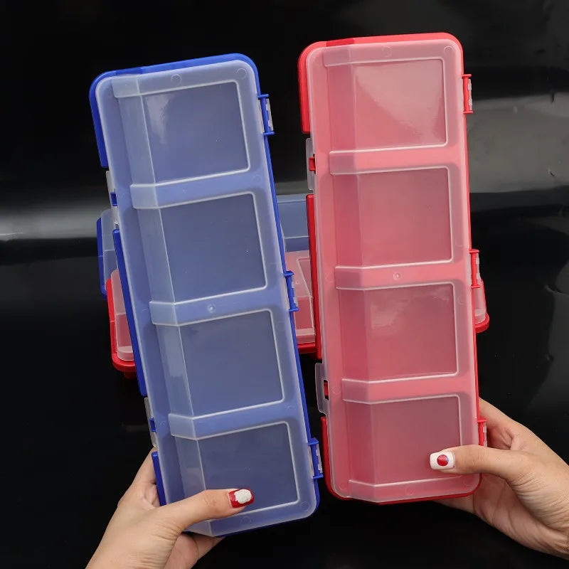 Part Storage Box Screw Organizer Tool Multi-Compartment Organizer Box for Screw Small Part Plastic Jewelry Hardware Storage Case