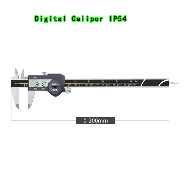 0-150 mm IP67 Waterproof Digital Vernier Caliper Ruler Vernier Caliper Micrometer Digital Calipers 0.01mm Waterproof and anti co