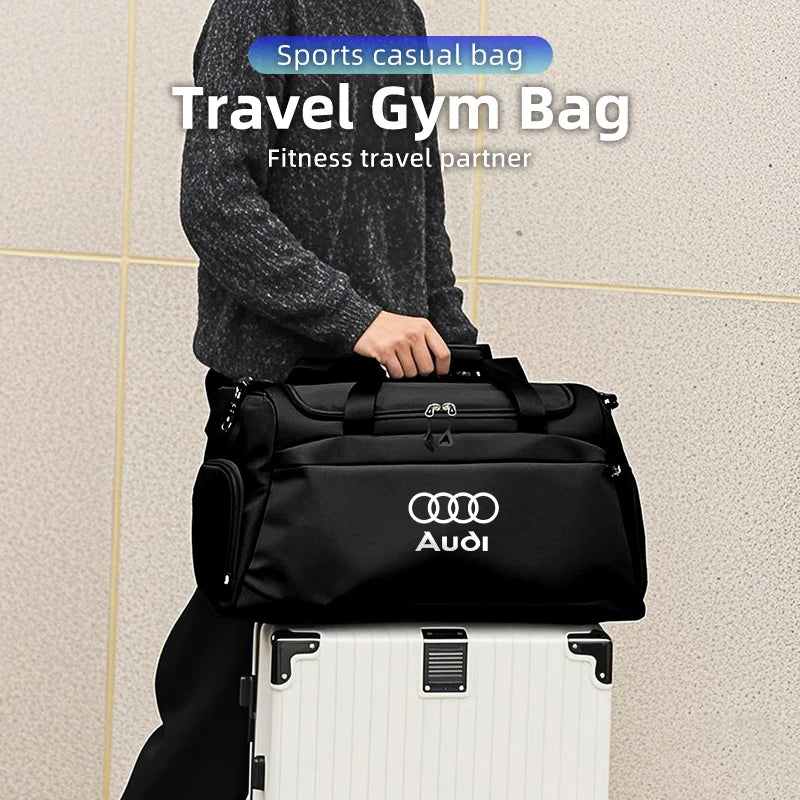 Car Logo Fitness Enthusiast Organiser Travel Storage Bag Tools Box For Audi A1 A3 A4 A5 A6 A7 A8 Q2 Q3 Q5 Q7 Q8 Quattro S7 S8 S3