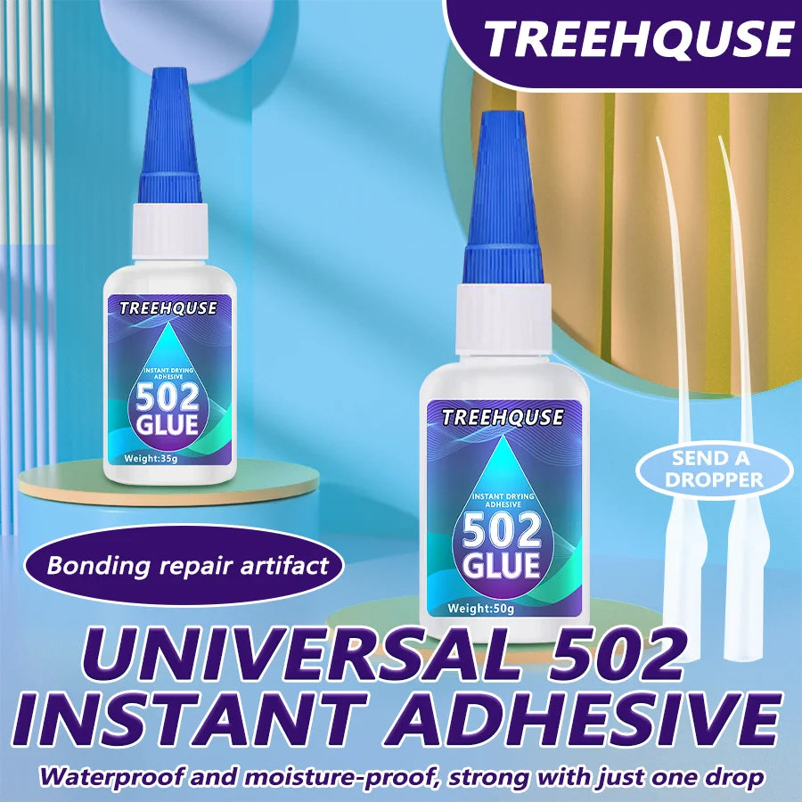 502 Glue 35-50ml Super Strong Instant Adhesive Fast Dry Universal Repair for Metal Wood Rubber Ceramic Plastic